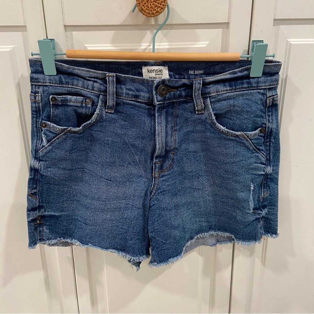 Kensie Women's cutoff Denim Shorts